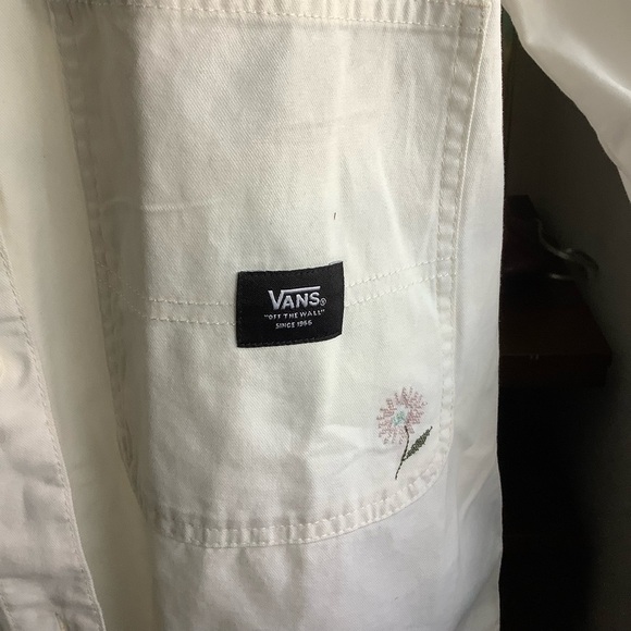 Vans Micro Ditsy Flora Marshmallow Long Lightweight Jacket/Dress - Picture 7 of 9